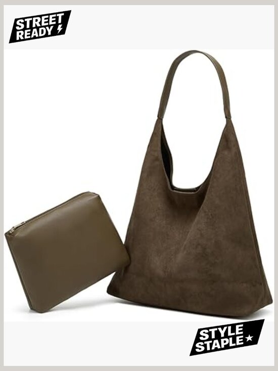 Handbags - Faux Leather Large Tote Satchel Bag Handbag Shoulder Work Travel